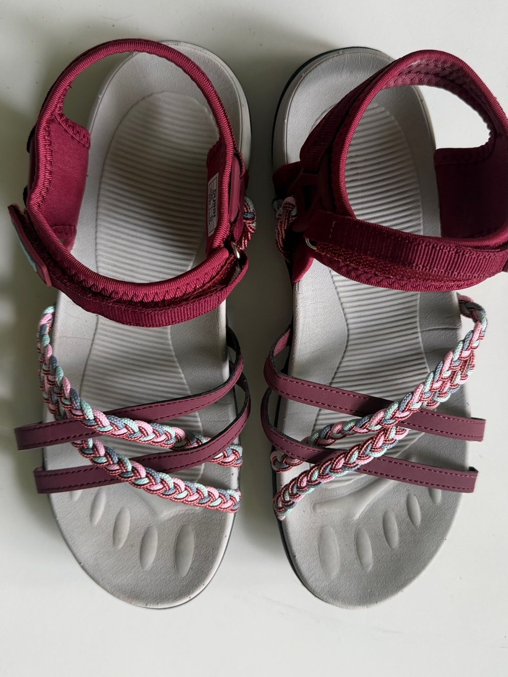 DUINN Womens Hiking Sandal Stylish Sport Straps Adjustable Sz 10.5-11/EU 42